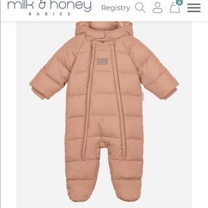 NWT Mar Mar Copenhagen obert puffer in rose brown